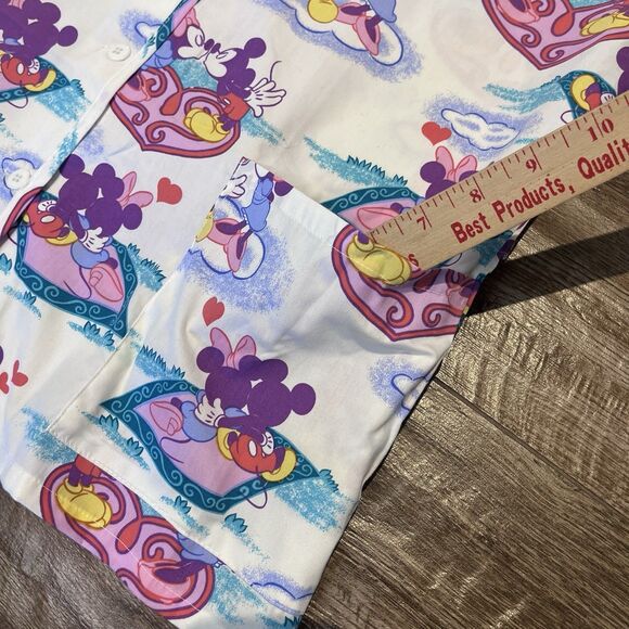 Disney Barco Uniforms Mickey Minnie Mouse Scrub Top Medium Jacket Nurse NEW - Picture 9 of 16